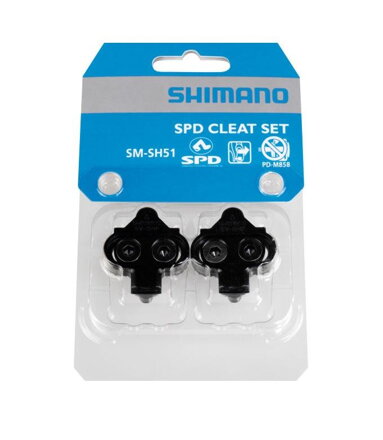 SHIMANO Zarážky SM-SH51 SPD čierne pre PDM9000/8000/647/545/540/424/520/505/A530