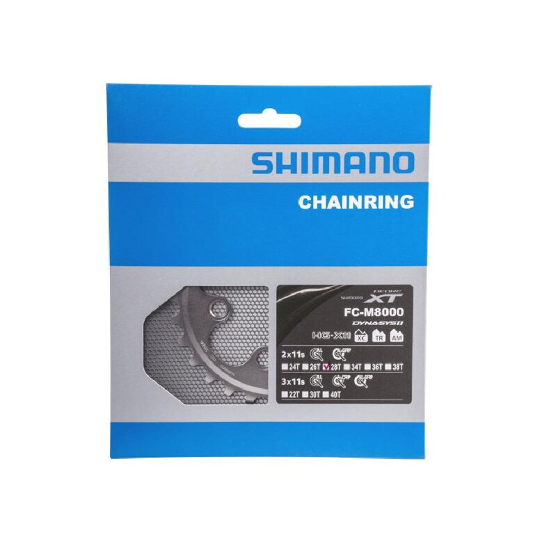 SHIMANO Prevodník 28z. FC-M8000 XT 38/28z. čierny 64mm