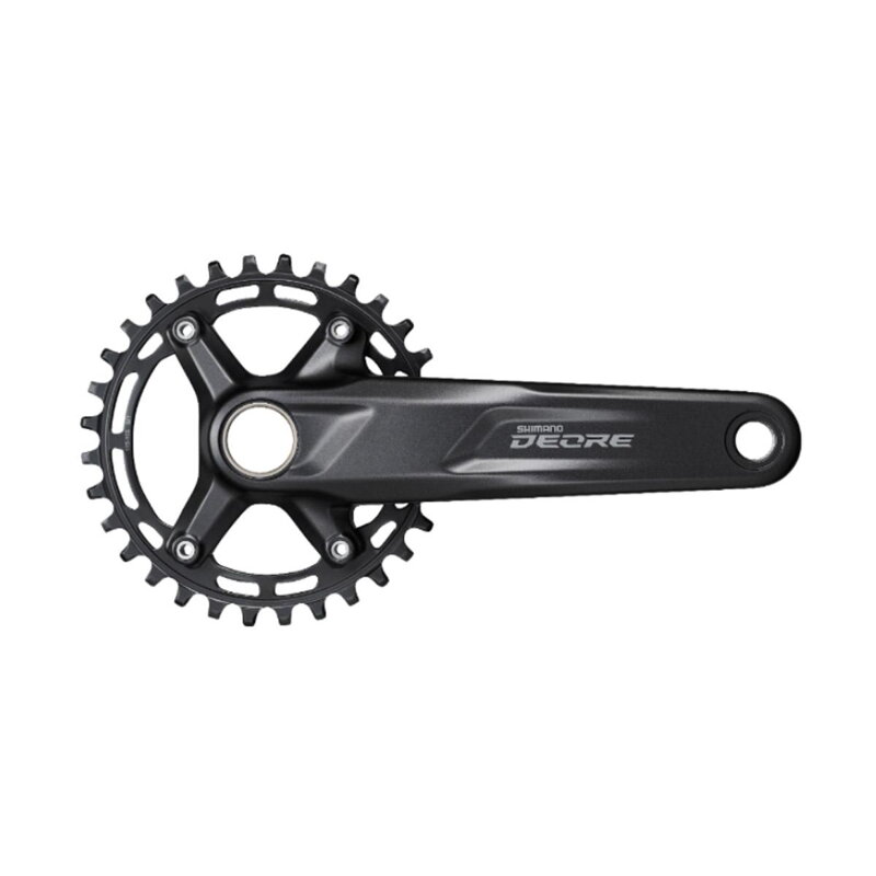 SHIMANO Stred Deore FC-M5100 175mm 32z. 10/11-k. čierny dvojdielny bez ložísk