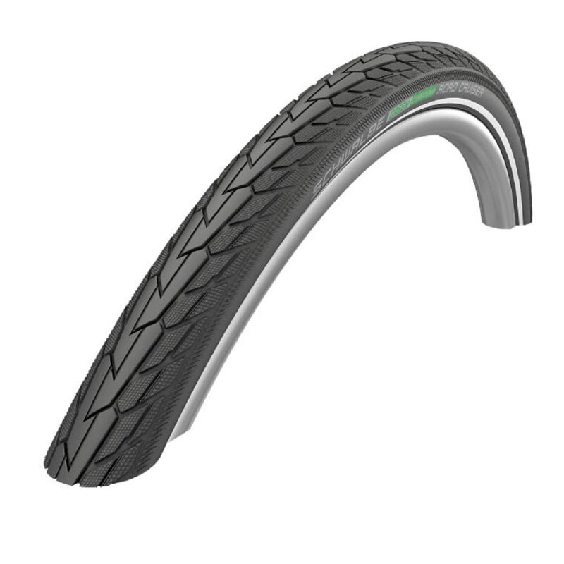 SCHWALBE Plášť ROAD CRUISER (47-406) 20x1.75 K-Guard 50EPI 545g Čierny Green SCHWALBE Plášť ROAD CRUISER (47-406) 20x1.75 K-Guard 50EPI 545g Čierny Green