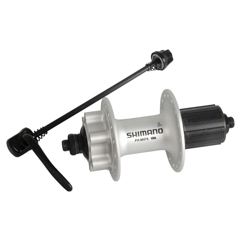 SHIMANO Náboj zadný M475 32 dier strieborný